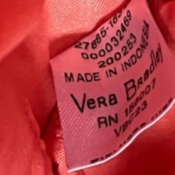 VERA BRADLEY | Rainforest Lily Coral Pattern Tote-Like NEW! - Picture 10 of 16